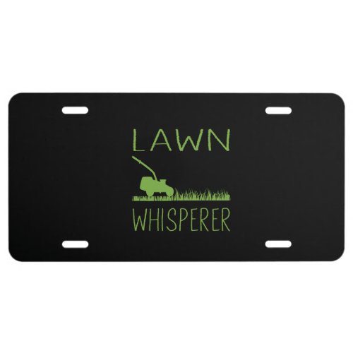 Garden Lawn Mower License Plate
