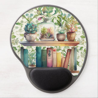Garden Library Gel Mouse Pad