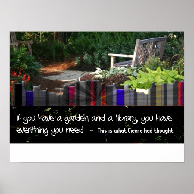 Garden Library Poster (Front)