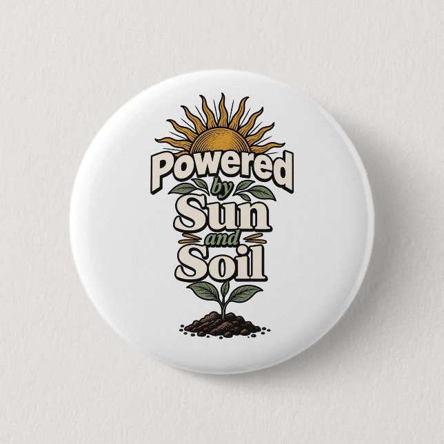 Garden Life Button (Front)