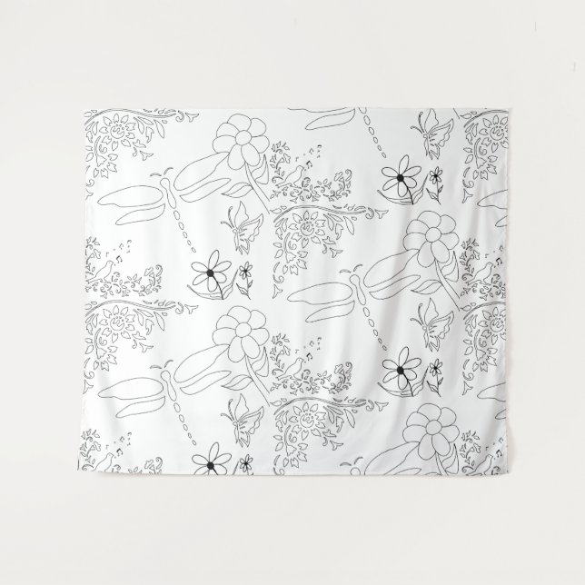 Garden Life DIY Paint it Tapestry (Front (Horizontal))