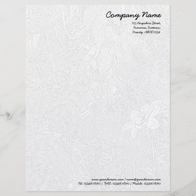 Garden - Light Gray Letterhead (Front)
