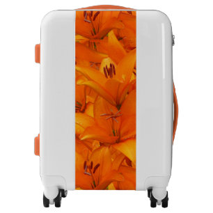 Garden Lilies Orange Flower Photo Luggage