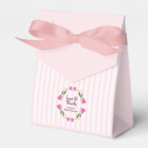 Garden Love and Thanks Bridal Shower Favor Boxes