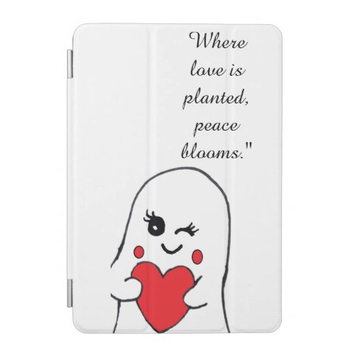 Garden Love Quote Phone Case. iPad Mini Cover