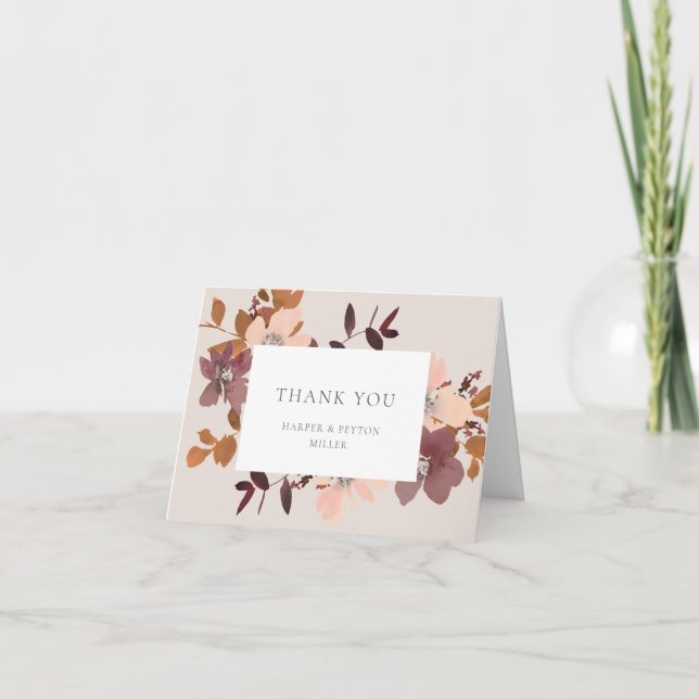 Garden Love Thank You Card (Front)