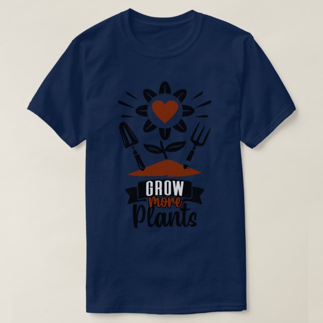 Garden Lover Plants Flowers Gardening T-Shirt (Design Front)