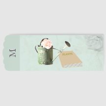 Garden Lover's Rustic Elegant Custom Bookmark