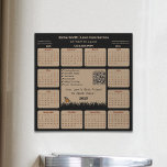 Garden Maintenance Motto List 2025 Calendar Magnet<br><div class="desc">The Professional Garden Maintenance Motto List 2025 Calendar Magnet—a highlight from our Garden Maintenance Service Marketing Items Collection—is an ideal promotional tool for your lawn maintenance business. This modern, square magnet features a stylish cardboard-inspired and black design that showcases a complete 2025 calendar. Customizable spaces are available for your business...</div>