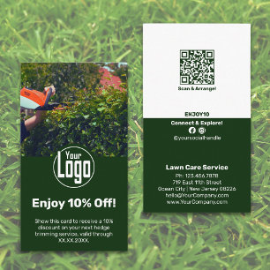 Garden Maintenance Service Enjoy 10% Off! Discount Card