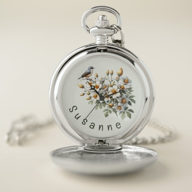 Garden Melody Pocket Watch (Inside)