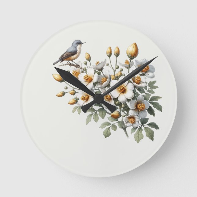 Garden Melody Round Clock (Front)