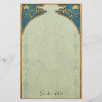Garden Mist - Deco Stationery by GalleryGifts at Zazzle