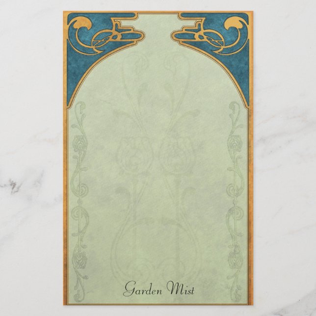 Garden Mist - Deco Stationery (Front)