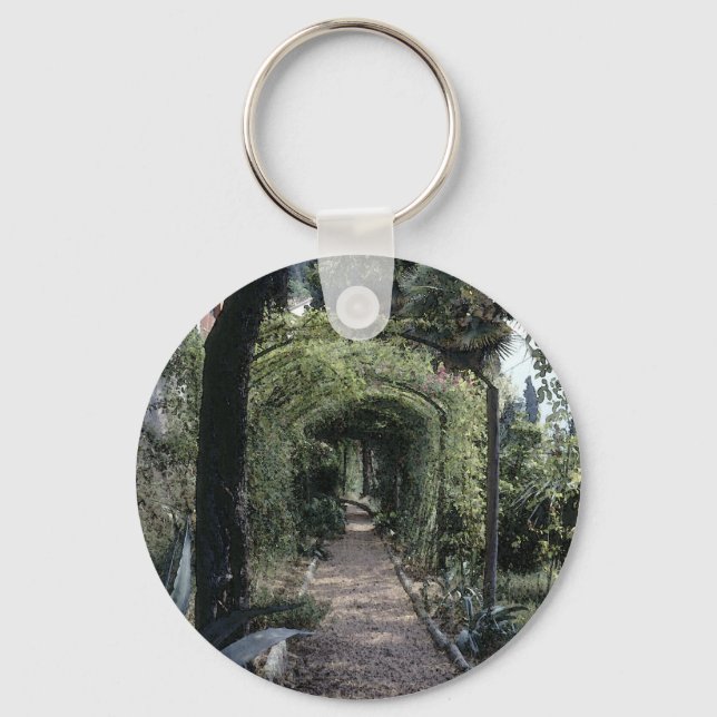Garden, Morcote, Lake Lugano | Keychain (Front)