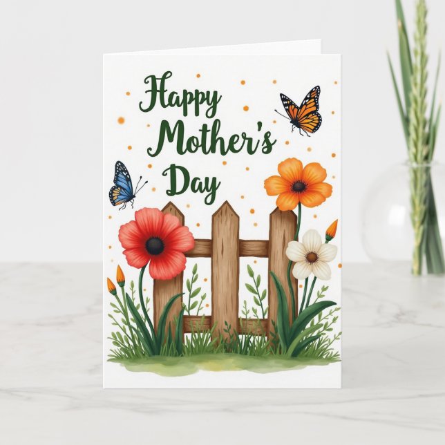 Garden Mothers Day Card (Front)