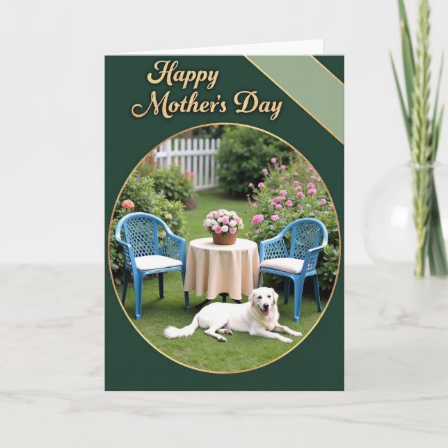 Garden Mothers Day Celebration Card (Front)