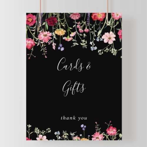 Garden Multicolor Wildflower Cards and Gifts Sign