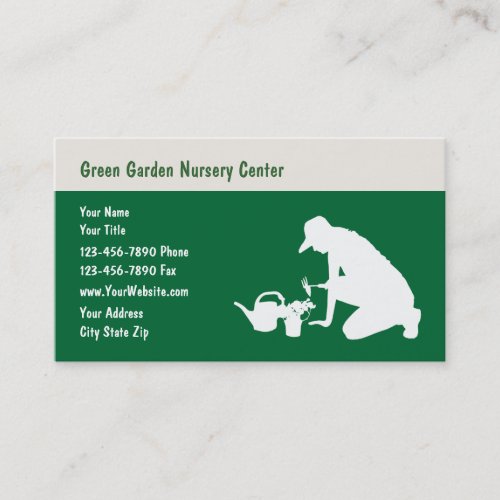 Garden Nursery Business Card