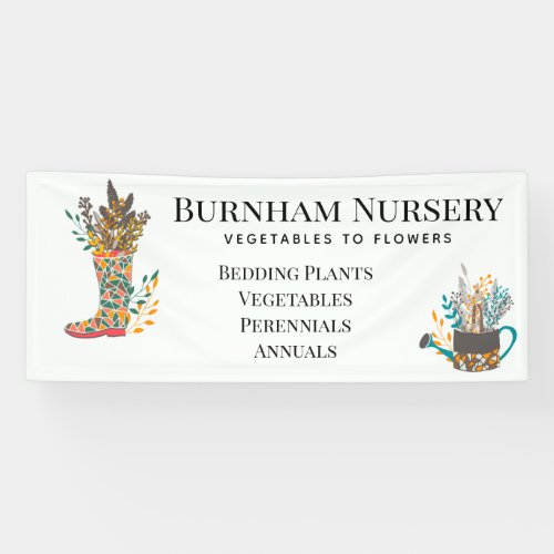 Garden Nursery Store Banner