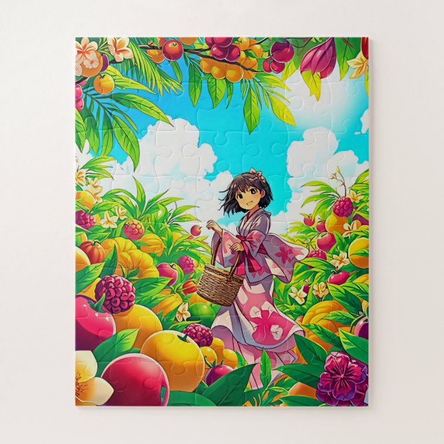 Garden of Abundance children's Jigsaw Puzzle (Vertical)