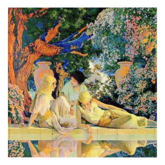 Garden Of Allah By Maxfield Parrish Acrylic Print (Front)