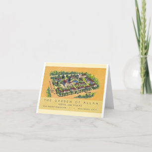 Garden of Allah Hotel note card (color)