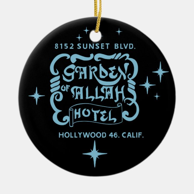 Garden of Allah Hotel ornament (Front)