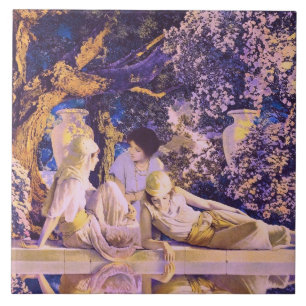 Garden of Allah - Large Ceramic Tile