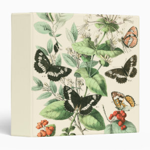 Garden of Butterflies and Flowers Binder