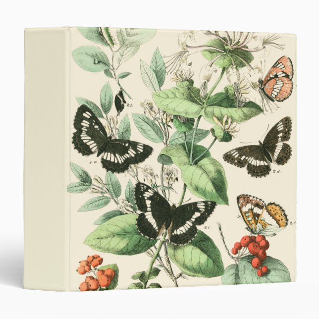 Garden of Butterflies and Flowers Binder (Front/Spine)