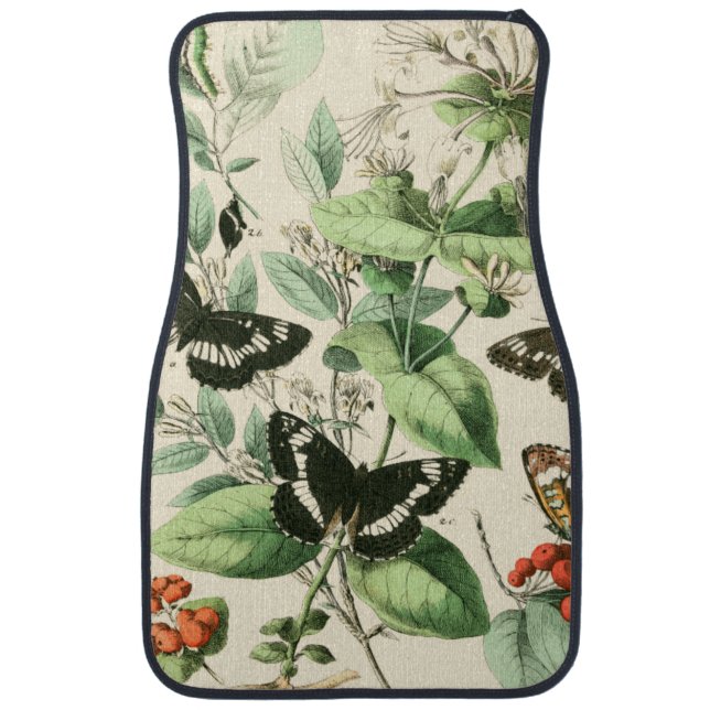 Garden of Butterflies and Flowers Car Floor Mat (Front)