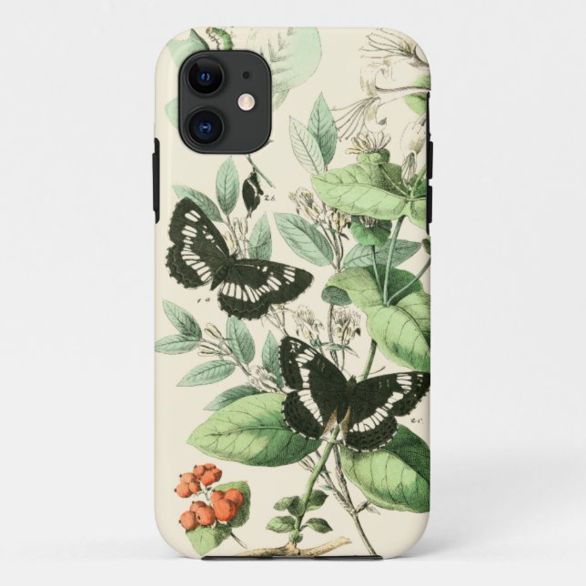 Garden of Butterflies and Flowers Case-Mate iPhone Case (Back)