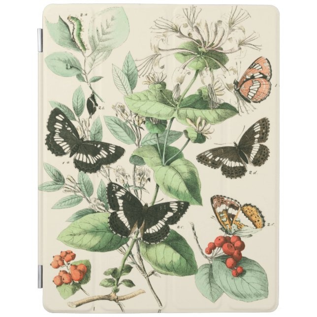 Garden of Butterflies and Flowers iPad Smart Cover (Front)