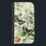 Garden of Butterflies and Flowers Samsung S4 Wallet Case<br><div class="desc">A lovely garden scene with butterflies and flowers. Idyllic in its presentation,  this is a great print to put in your home. Order this Vision Studio creation today!</div>