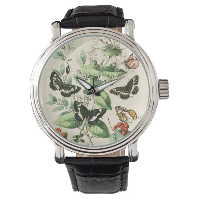 Garden of Butterflies and Flowers Watch (Front)