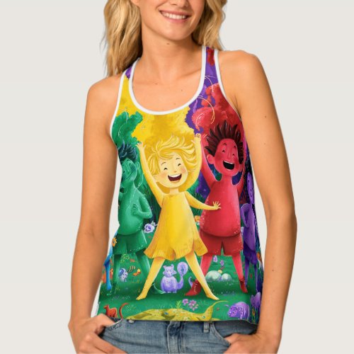 GARDEN OF COLORFUL PERSONALITIES TANK TOP