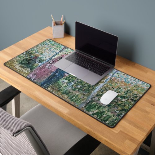 Garden of Courting Couples Van Gogh Painting  Desk Mat