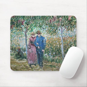 Garden of Courting Couples Van Gogh Painting  Mouse Pad