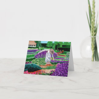 Garden of Dreams fine art painting Note Cards