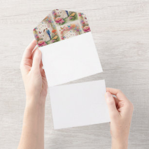  Garden of Dreams - Love in Full Bloom All In One Invitation