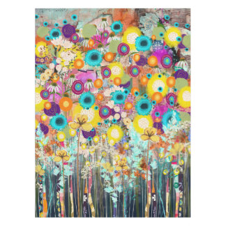 Garden of Dreams - Nature Inspired Floral Art - Tablecloth