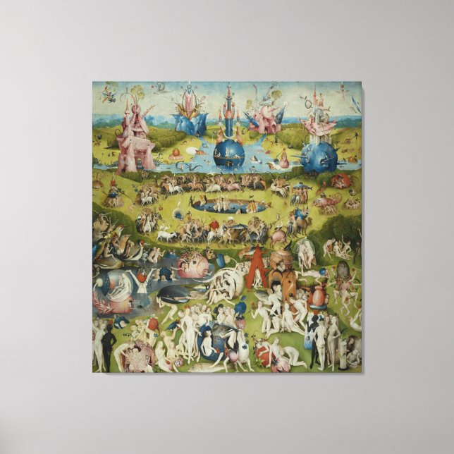 Garden of Earthly Delights, 1490-1500 Canvas Print (Front)