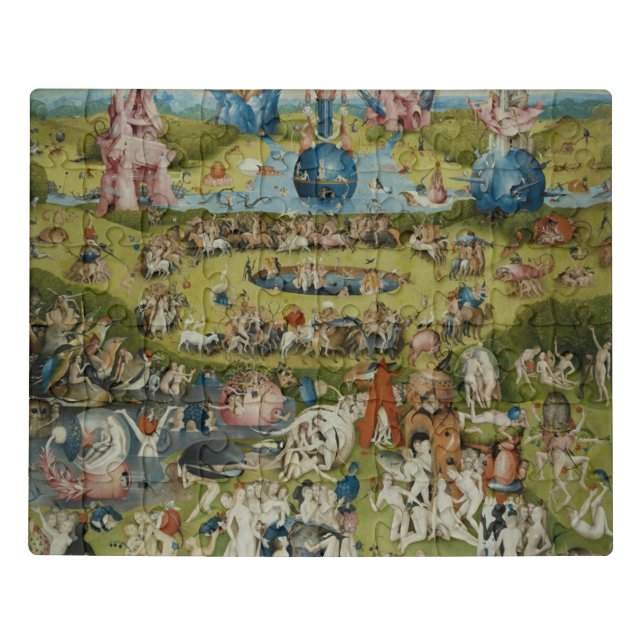 Garden of Earthly Delights, 1490-1500 Jigsaw Puzzle (Puzzle Horizontal)
