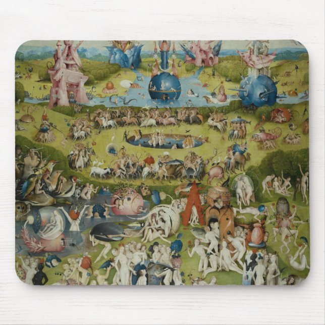 Garden of Earthly Delights, 1490-1500 Mouse Pad (Front)