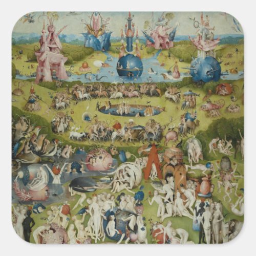 Garden of Earthly Delights 1490_1500 Square Sticker