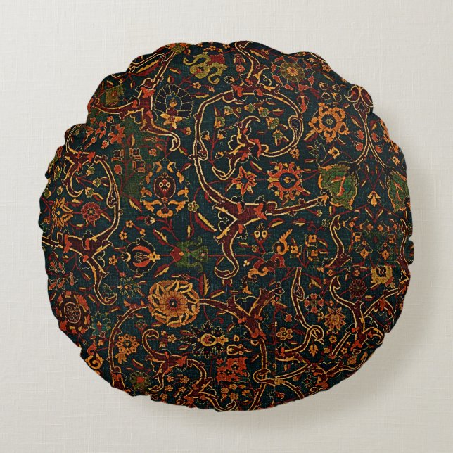 Garden of Echoes Round Pillow (Front)