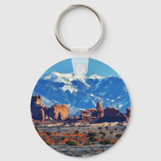 Garden Of Eden At Arches National Park Keychain