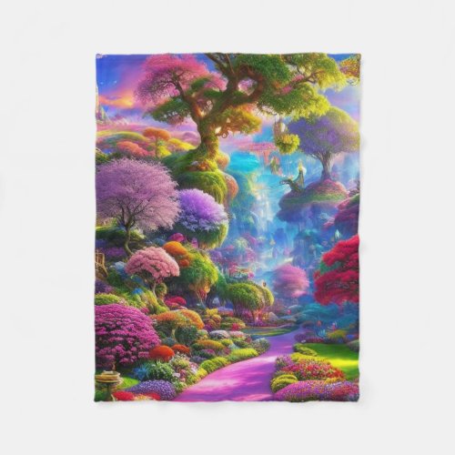 Garden of Eden Fleece Blanket