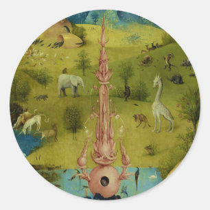 Garden of Eden - Hieronymus Bosch Classic Round Sticker